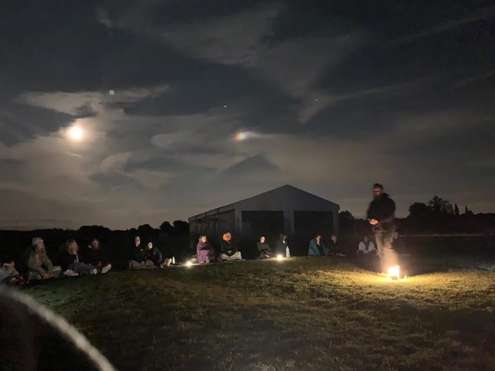 Full Harvest Moon Rising