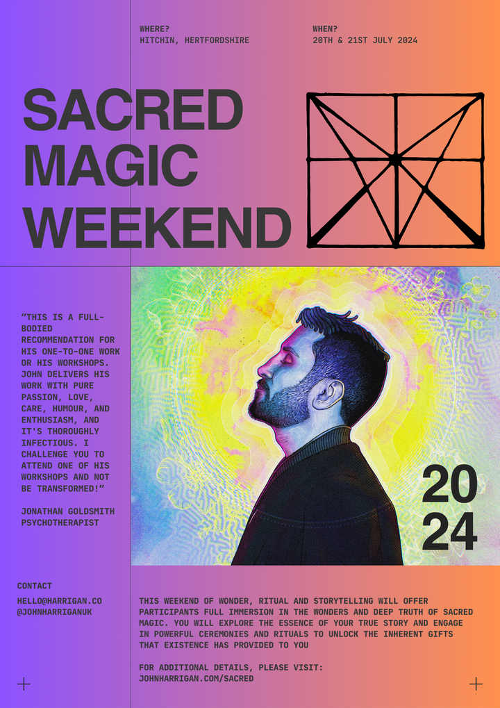 New Dates - Sacred Magic Weekend